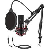 Frefly Store Fifine T732 Condenser USB Yayıncı Oyuncu Youtuber Twitch Mikrofon Seti
