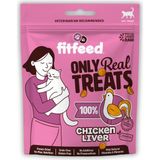 Frefly Store Fitfeed Freeze-Dried Çiğ Tavuk Ciğer Kedi Ödül Maması 40G - 0,25 lt