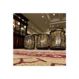 Frefly Store Frefly Otantik Dekoratif Osmanlı Hakiki Ceviz Eskitmeli 3 Lü Fıcı Kumbara