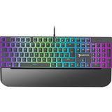 Frefly Store Gamepower Suki Mekanik Mavi Switch Puding Keycaps Türkçe Q 104 Tuş USB Gaming Klavye