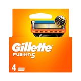Frefly Store Gillette Fusion5 Yedek Tıraş Bıçağı 4 Adet - 000-Siyah