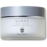 Frefly Store Glone Aydınlatıcı Pirinç Maskesi, 50ML - Gözenek Arındırıcı ve Leke Karşıtı, Aha & Kil, Porselen Cilt Etkisi