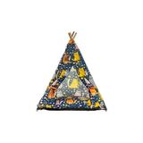 Frefly Store Gobypet Always The Best Kedi Çadırı, Kedi Evi Kolay Kurulum, Yıkanabilir Kedi Çadırı, Kedi Yatağı (Kedili Desen, Large)