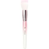 Frefly Store Golden Rose Devobis Round Face Brush - Yuvarlak Başlı Pudra, Fondöten ve Bronzer Fırçası - 0 N Neutral