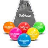 Frefly Store Gosports Üniseks Yetişkin Basb-Balls-Plyo-01 Plyometrik Ağırlıklı Toplar, Beyzbol ve Softball Için, 6'lı Paket – Güç ve Mekaniği Geliştirmek Için Değişken Ağırlık Topları – Set Başına, Çoklu
