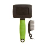 Frefly Store Gro 5800 Ince Metal Dişli Kedi Tarağı, S, Green