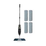 Frefly Store Grothe Wipe Sprey Mop Gri 4 Mop Bezli Tıpasız Sistem 700 cc Su Hazneli Mikrofiber Parke Mermer Fayans Için Üretici Garantili