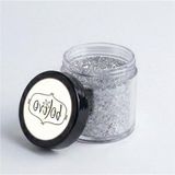 Frefly Store Gümüş Renkli 10 gr Toz Sim, Glitter ve Sim Seti
