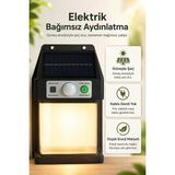 Frefly Store Güneş Enerjili Sensörlü Solar Aplik Duvar Tipi Dış Mekan Bahçe Balkon Işığı