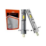 Frefly Store H1 Mini LED Far Ampulü, Kablosuz Otomotiv Aydınlatma, Gümüş Renk, Yüksek Parlaklık Csp Çip