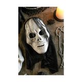 Frefly Store Halloween Maske Iskelet Kuru Kafa Tüllü Siyah Beyaz