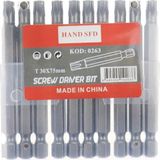Frefly Store Hand Sfd Torx Bits Uç Seti, T30 75MM, 10 Adet