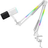 Frefly Store Havit Gamenote GK71 Pro Rgb Yayıncı Mikrofonu, 24-Bit, 192KHZ, Xlr & Type-C, Stantlı (Beyaz)