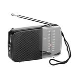 Frefly Store Hobimtek KN-258 Taşınabilir Am/fm Radyo Küçük Boy Cep Radyosu Pilli Radyo Knstar K-258 - Altın