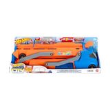 Frefly Store Hot Wheels Tır - Yeni Hot Wheels Tır - Yeni, Fırlatıcısı Olan ve 40 Cm'lik Piste Dönüşen Kamyon, 9 Oyuncak Araba Sığabilir, 1:64 Ölçekli Araç Dahildir HYT83