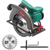Frefly Store Hychika El Daire Testere, 1300W, 4500RPM, 185MM, Yüksek Güçlü Motor, Kesme Derinliği 65MM (90), 45MM (45), Kılavuz Ray, Toz Giderme, Ahşap/plastik Kesmek Için