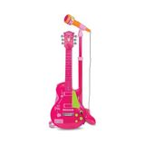 Frefly Store Icom 24 5872 Rock Gitar Ayaklı Mikrofonlu, Pembe
