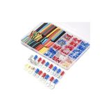 Frefly Store Isıyla Daralan Renkli Makaron + Kablo Pabucu Seti 678'LI Paket