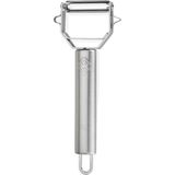 Frefly Store Ivory Lüx Turbo Küçük Metal Soyacak | Keskin Paslanmaz Çelik Çift Taraflı Döner Bıçaklı Sebze ve Meyve Soyucu, Patates, Havuç ve Kabak Soyacağı (Model: IVO-SYC103)