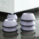 Frefly Store Jouis Gürültü Engelleyici ve Kaymaz Titreşim Önleyici Kauçuk Ayak Pedleri Çamaşır Makinesi Stoper 4'lü Set