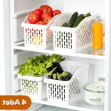 Frefly Store Jumbo 4'lü Çok Amaçlı Plastik Saklama Kutusu - 001-Renkli