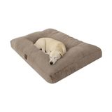 Frefly Store Jungolica Max Köpek Yatağı Vizon – Ultra Yumuşak Peluş Kumaş, Nefes Alabilen Hava Dolaşımı, Sakinleştirici Konfor, Kaydırmaz Taban Kedi ve Köpek Minderi (Large)