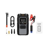 Frefly Store Kablosuz Lastik Şişirme Kompresörü ve Akü Takviye Cihazı 800A, 8000MAH Powerbank, Dijital Ekranlı Hava Pompası, Araç Motosiklet Bisiklet ve Top Şişirme Için, Type-C Şarjlı, LED Aydınlatmalı