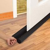 Frefly Store Kapı Altı Rüzgar Önleyici Isı Yalıtım Süngeri - 85 Cm, Çift Taraflı, Siyah