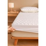 Frefly Store Kapitone Microfiber Su Geçirmez Fitted Yatak Koruyucu Alez – Tek/çift Kişilik (140 x 200) - 1 x 10 m - 190 x 200 cm