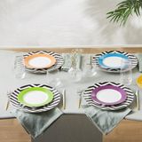 Frefly Store Karaca Zigzag Porselen 12 Parça 6 Kişilik Yemek Takımı
