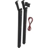 Frefly Store Kare Korkuluk Için Antrasit Balkon Kurutma Askısı, 80X30 cm