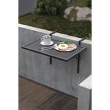 Frefly Store Katlanır Balkon Masası, Pratik Kullanım Için Askılı Tasarım ile Üretildi