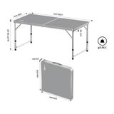 Frefly Store Katlanır Kamp Masası, 120 cm Boyutunda ve Kullanışlı Tasarım