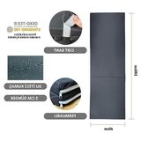 Frefly Store Katlanır Kamp Şezlongu, Fermuarlı Antrasit Minder, Su Itici Kumaş