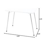 Frefly Store Katlanır Masa, 60X80 cm Boyutuyla Piknik ve Bahçe Için