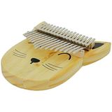 Frefly Store Kedi Temalı Kalimba, Eğlenceli ve Eğitici Müzik Aleti