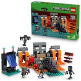 Frefly Store Kızıl Savaşçı ve 2 Wither Iskelet Figürü ile 494 Parçalı Minecraft Seti, Eğlenceli Hediye