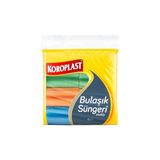 Frefly Store Koroplast Çift Taraflı Oluklu Bulaşık Süngeri 8'li, Çizik & Iz Bırakmaz, Yağ ve Leke Çıkarıcı Mutfak Temizlik Süngeri, Tava, Tencere, Tabak, Bardak, Çatal, Bıçak, Ocak, Tezgah, Cam & Seramik Yüzeyler