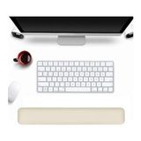 Frefly Store Krem Renkli Ergonomik Klavye Mouse Bilek Desteği