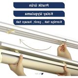 Frefly Store Küçük Boy Kornişe Takma Aparatı, Kaliteli 10 Adet Set ile Pratik Kullanım