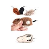 Frefly Store Kurmalı Fare Kedi Oyuncağı Peluş Yaratıcı Oyuncak 1 Adet
