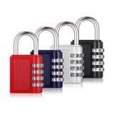 Frefly Store Kyrotech 4 Haneli Şifreli Çelik Asma Kilit, Anahtarsız Kombinasyonlu Güvenlik Kilidi, Çelik Gövde, Bavul, Valiz, Çanta, Dolap, Spor Çantası, Depo Kilidi, Asorti - 0 - 2 Yaş - 001 - Beyaz