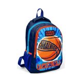 Frefly Store Lacivert Basketbol Desenli Ilkokul ve Ortaokul Sırt Çantası Üç Bölmeli Erkek Çocuk