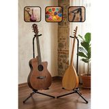 Frefly Store Lastvoice GTR-01X 2li Set Enstrüman Bağlama Gitar Standı Sehpası + 10 Pena) - 10 x 10 cm - 0002R72