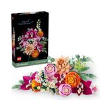 Frefly Store LEGO Botanicals Pembe Çiçek Buketi Yapım Seti 10342 – Anneler Günü'ne Özel Yetişkinler Için Gül, Papatya, Peygamber Çiçeği ve Okaliptüs Dahil 15 Yapay Çiçek Içeren Model Yapım Seti (749 Parça)