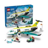 Frefly Store LEGO City Acil Hava Ambulans Uçağı 60465-6 Yaş ve Üzeri Çocuklar Için Kar Motosikleti Içeren Kurtarma Oyuncak Yapım Seti, Doğum Günü Hediyesi (403 Parça)