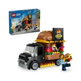 Frefly Store LEGO City Hamburger Kamyonu 60404-5 Yaş ve Üstü Kız ve Erkek Çocuklar Için Satıcı Mini Figürü ve Aksesuarlar Içeren Araç Yapım ve Mutfak Oyun Seti, Çocuklar Için Yaratıcı Hediye Fikri (194 Parça)