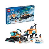 Frefly Store LEGO City Kutup Keşif Kamyonu ve Mobil Laboratuvarı 60378-9 Yaş ve Üzeri Çocuklar Için Yaratıcı Oyuncak Yapım Seti