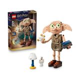 Frefly Store LEGO Harry Potter Özgür Ev Cini Dobby 76469 | 8 Yaş ve Üzeri Için Aksesuarlar Içeren Kişiselleştirilebilir 2’si 1 Arada Oyuncak Yapım Seti, Hediye Fikri (379 Parça)