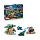 Frefly Store LEGO Star Wars: The Mandalorian Grogu’nun Yuvası 75443 | 4 Yaş ve Üzeri Çocuklar Için Ayarlanabilir Grogu Figürü Içeren Oyuncak Yapım Seti, Hediye Fikri (107 Parça)